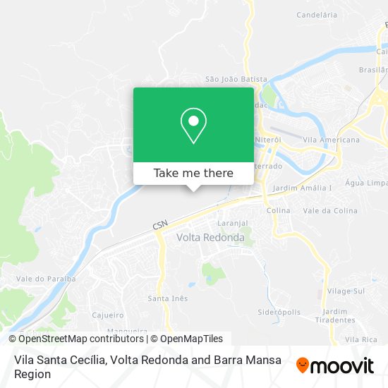 Vila Santa Cecília map