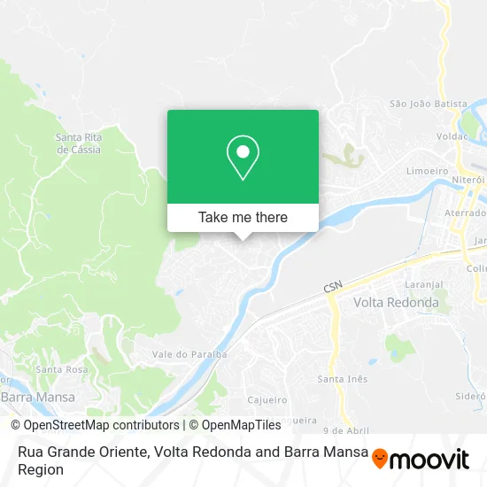 Rua Grande Oriente map