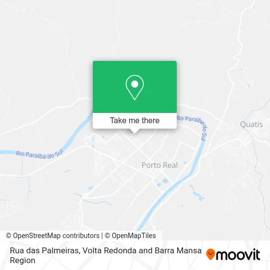 Rua das Palmeiras map