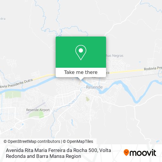 Avenida Rita Maria Ferreira da Rocha 500 map