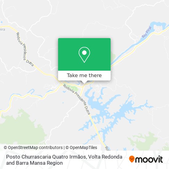 Posto Churrascaria Quatro Irmãos map