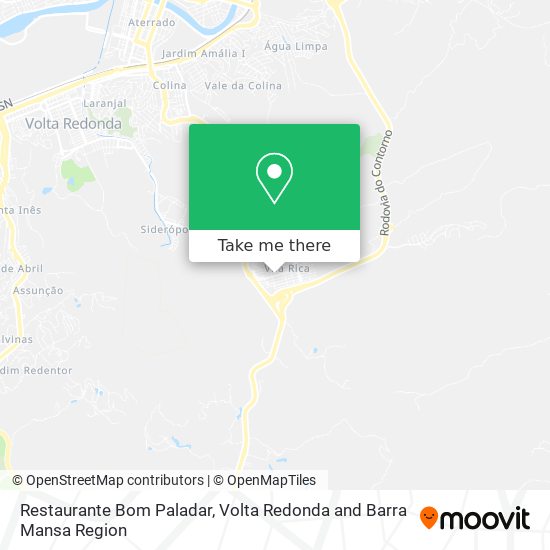 Mapa Restaurante Bom Paladar