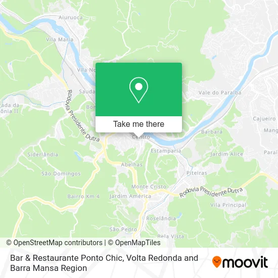 Bar & Restaurante Ponto Chic map