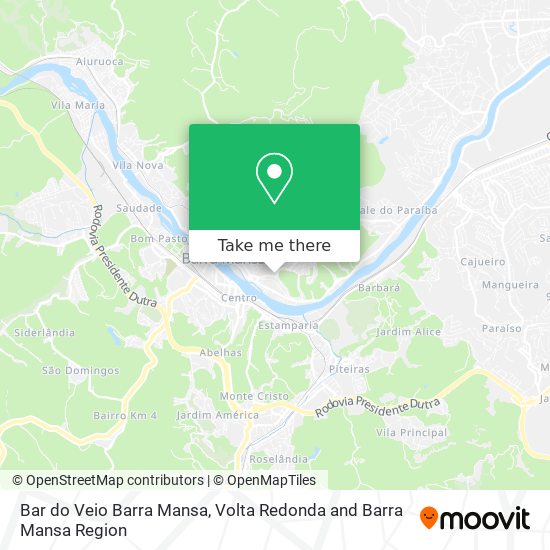Bar do Veio Barra Mansa map