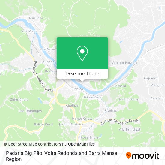 Padaria Big Pão map
