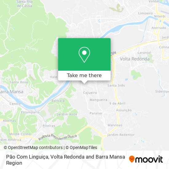 Pão Com Linguiça map