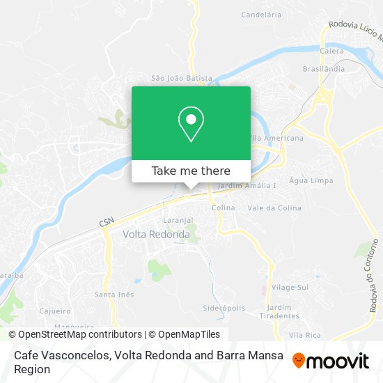 Cafe Vasconcelos map