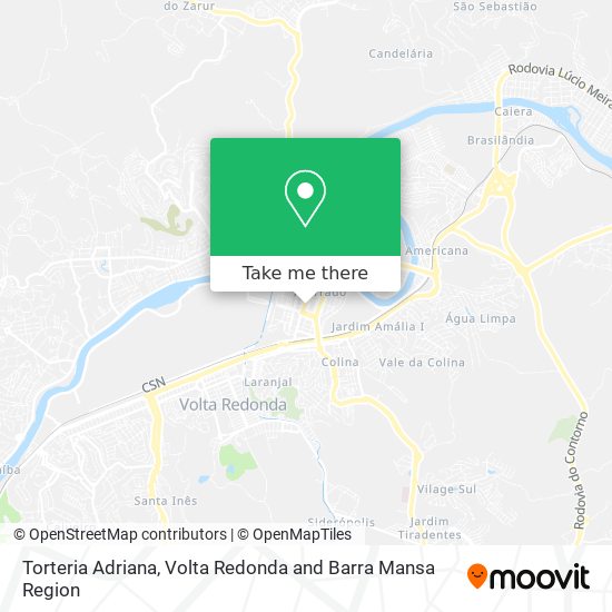 Mapa Torteria Adriana