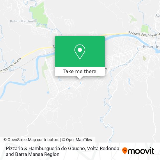 Pizzaria & Hamburgueria do Gaucho map