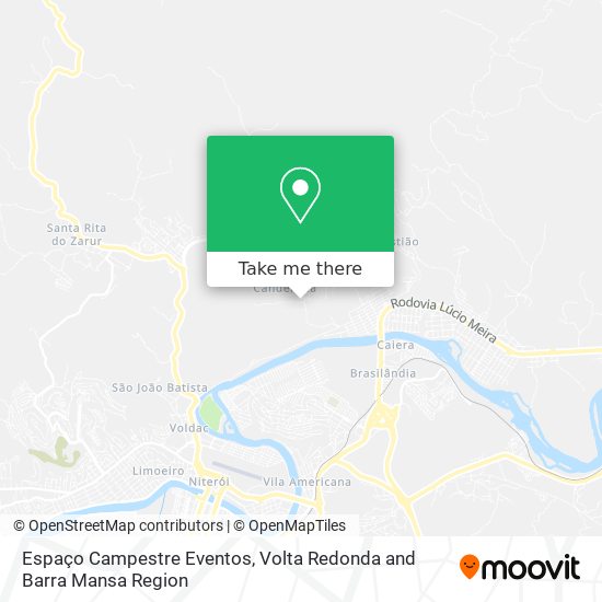 Espaço Campestre Eventos map