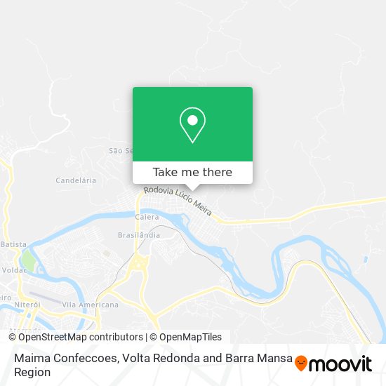 Maima Confeccoes map