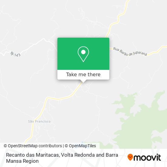 Recanto das Maritacas map