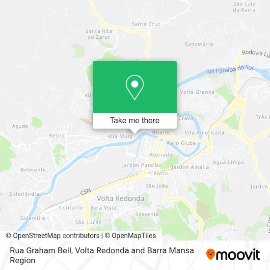 Rua Graham Bell map