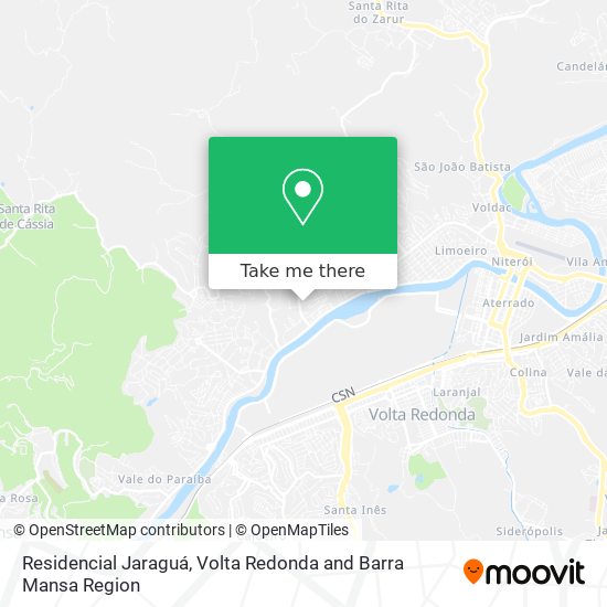 Residencial Jaraguá map