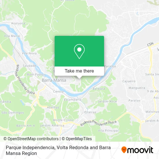 Parque Independencia map