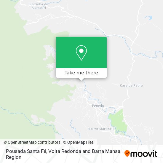 Pousada Santa Fé map