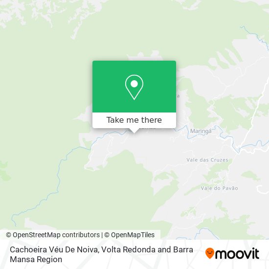 Cachoeira Véu De Noiva map