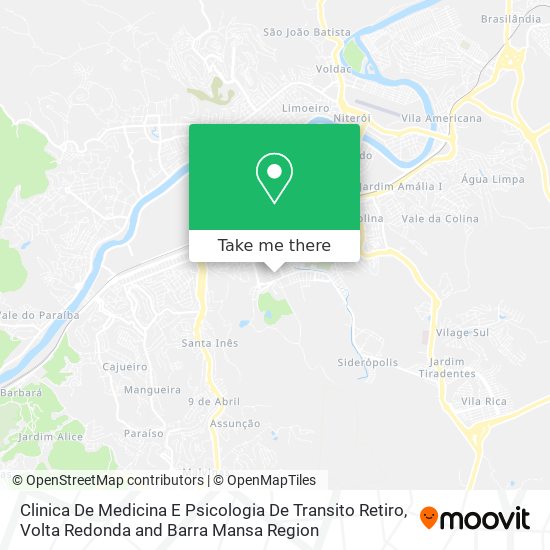 Clinica De Medicina E Psicologia De Transito Retiro map