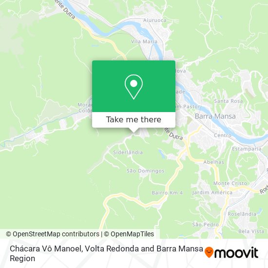 Chácara Vô Manoel map