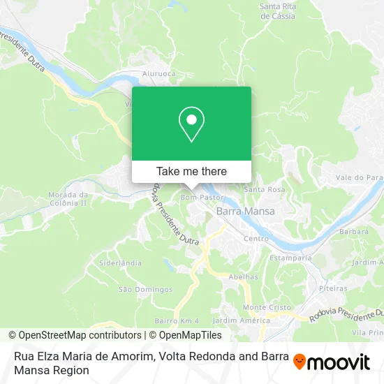 Rua Elza Maria de Amorim map