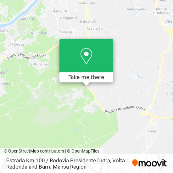 Estrada Km 100 / Rodovia Presidente Dutra map