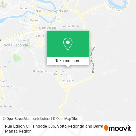Rua Edson C. Trindade 386 map
