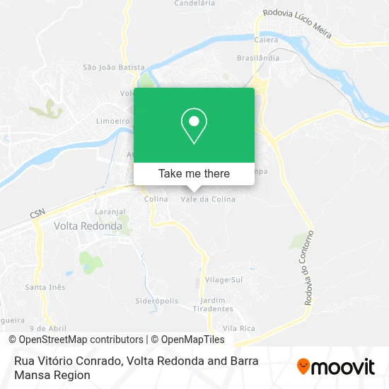 Rua Vitório Conrado map
