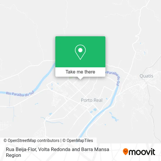 Rua Beija-Flor map