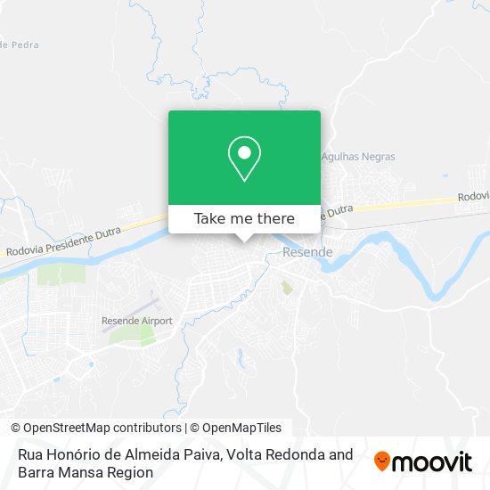 Rua Honório de Almeida Paiva map