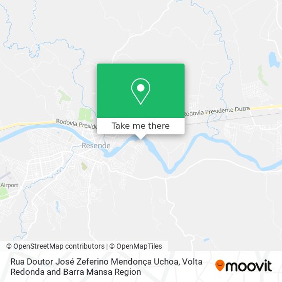 Rua Doutor José Zeferino Mendonça Uchoa map