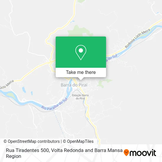 Rua Tiradentes 500 map