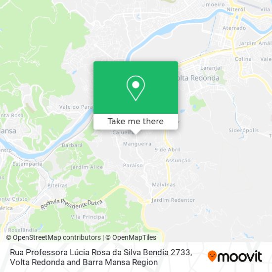 Rua Professora Lúcia Rosa da Silva Bendia 2733 map