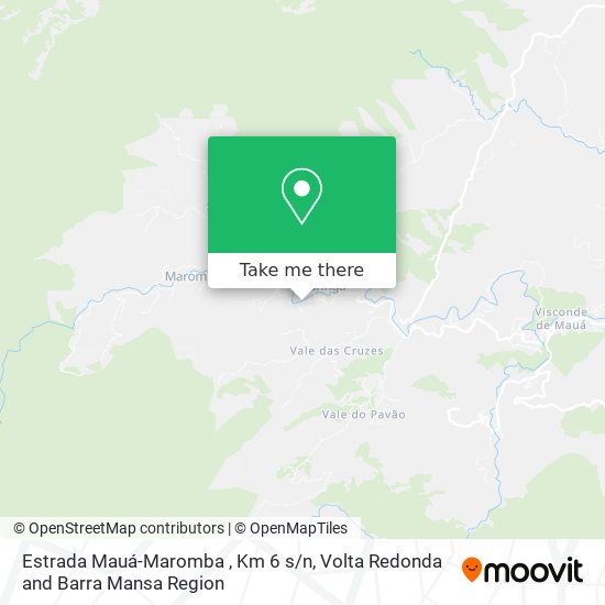 Estrada Mauá-Maromba , Km 6 s / n map