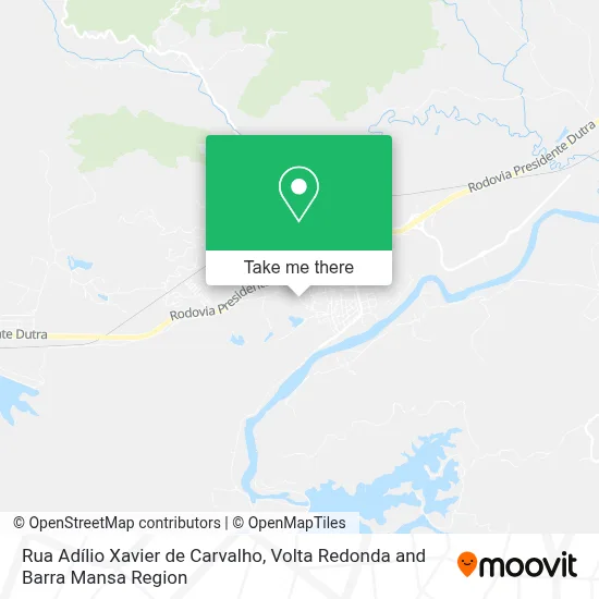 Rua Adílio Xavier de Carvalho map