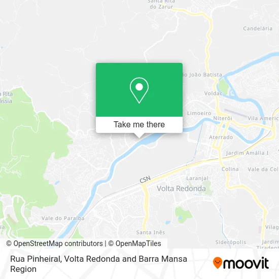 Rua Pinheiral map