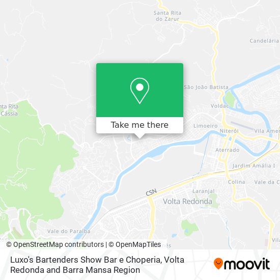 Luxo's Bartenders Show Bar e Choperia map