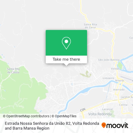 Estrada Nossa Senhora da União 82 map