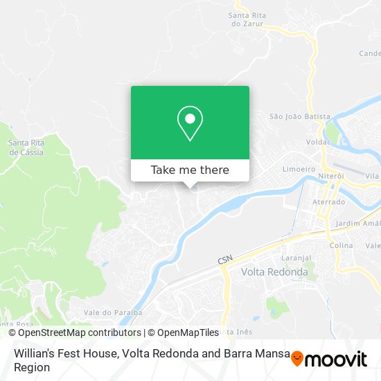 Willian's Fest House map