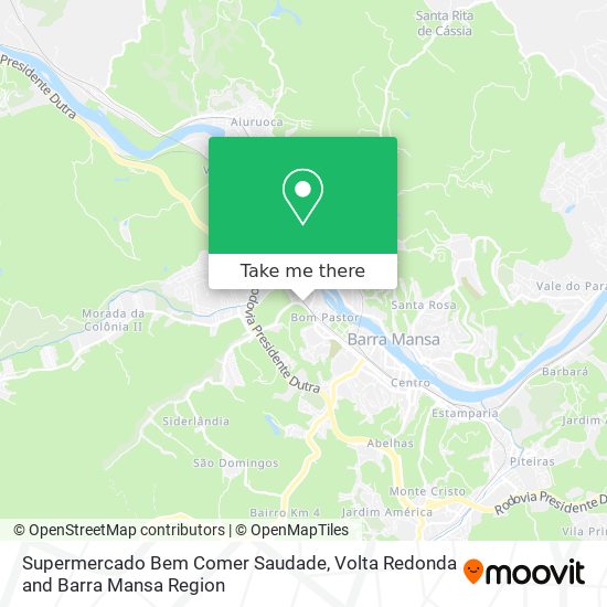 Supermercado Bem Comer Saudade map