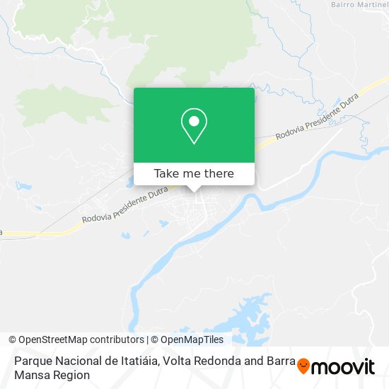 Mapa Parque Nacional de Itatiáia