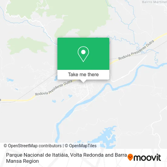Parque Nacional de Itatiáia map