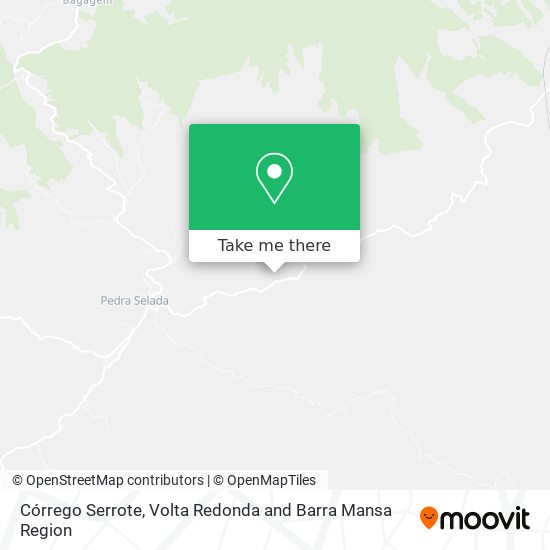 Córrego Serrote map