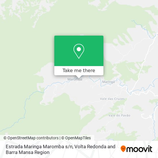 Estrada Maringa Maromba s/n map