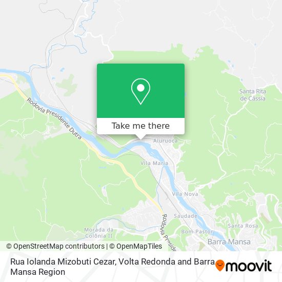 Rua Iolanda Mizobuti Cezar map