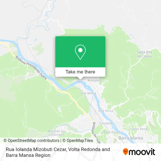 Rua Iolanda Mizobuti Cezar map