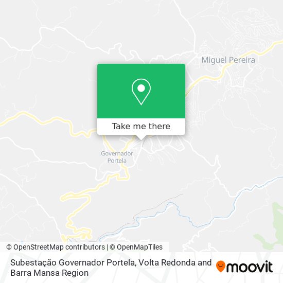 Subestação Governador Portela map