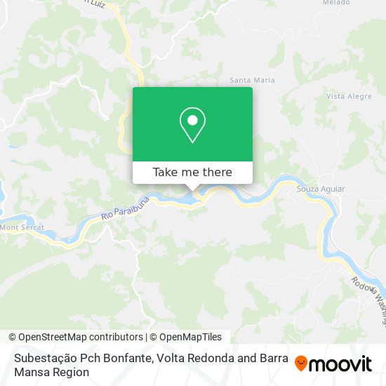 Subestação Pch Bonfante map
