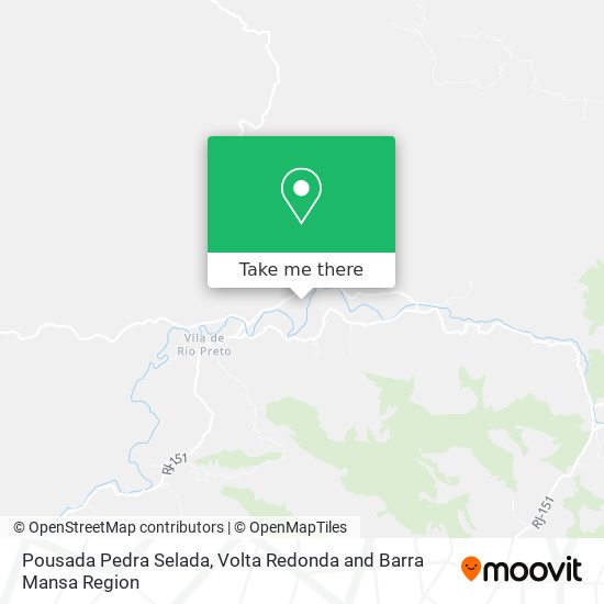 Pousada Pedra Selada map