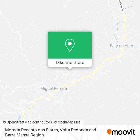 Morada Recanto das Flores map