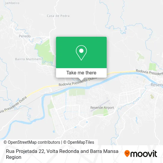 Rua Projetada 22 map